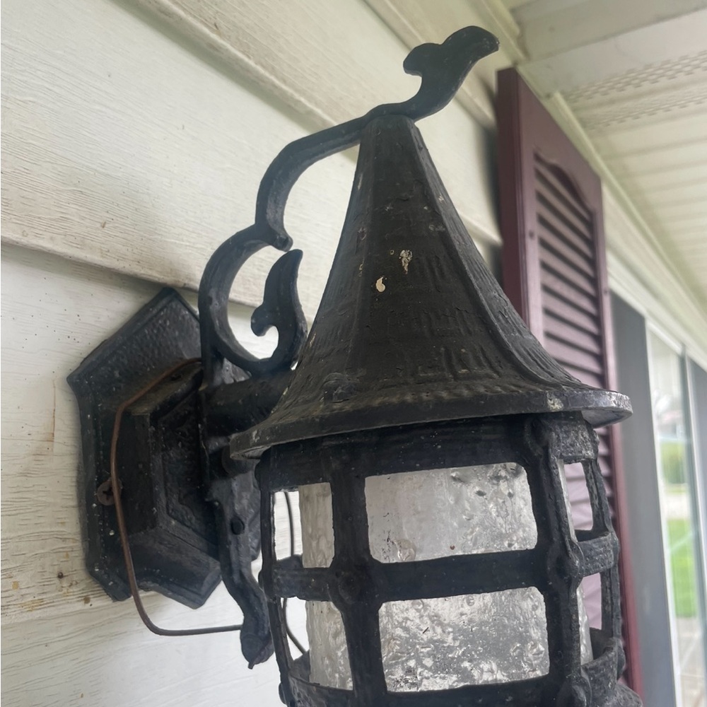 One Light Fixture xCottage Style Storybook Lantern Porch Lights - Picture 2 of 2